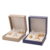 Gift PU Leather Travel Necklace Box Ring Box Jewelry Box Storage Case