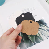 50Pcs Small Paper Hairpin Card 6x5cm Jewelry Brooch Hair Clips Display Packaging