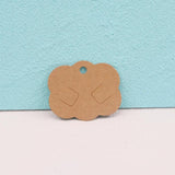 50Pcs Small Paper Hairpin Card 6x5cm Jewelry Brooch Hair Clips Display Packaging