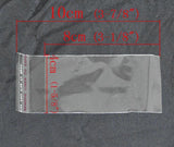 200PCs 8x4cm Self-Seal Transparent Bags for Jewelry Storage