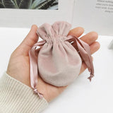 Multicolor Calabash 2pcs Ribbon Velvet Pouch Gift Bag