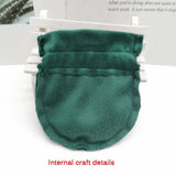 Multicolor Calabash 2pcs Ribbon Velvet Pouch Gift Bag