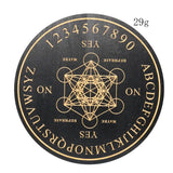 Witchcraft Altar Board Metatron Cube Evil Eye Pendulum Game