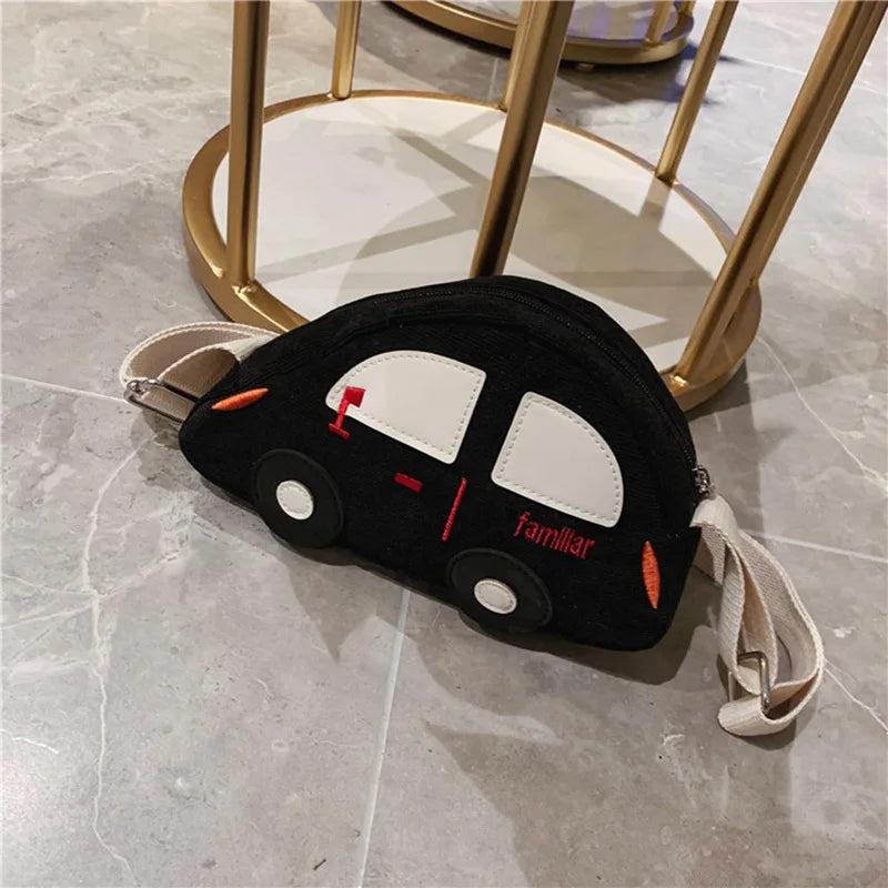 3D Car School Bags Diagonal Shoulder Bag Backpack For Children