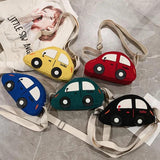 3D Car School Bags Diagonal Shoulder Bag Backpack For Children