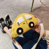 3D Car School Bags Diagonal Shoulder Bag Backpack For Children