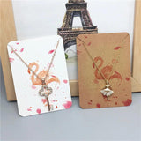 50Pcs Love Ornament Necklace Display Cards 7.8x5.6cm