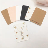 50Pcs Love Ornament Necklace Display Cards 7.8x5.6cm