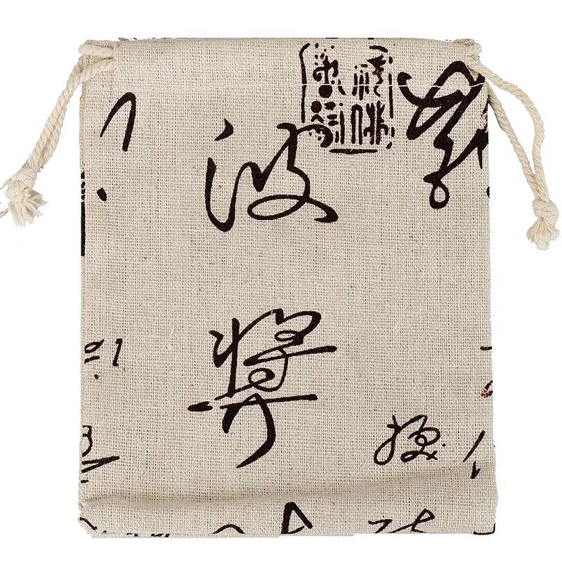 Chinese Style Linen Cloth Bead Bag Bracelet Storage Disk Wenwan Jewelry Kit