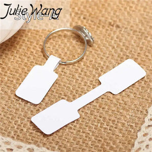 100PCS Blank Paper Tags Stickers For Craft Necklace Ring Bracelet