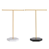 Metal Jewellery Stand Storage Holder T-Bar Tower for Ring Watch Necklace