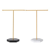 Metal Jewellery Stand Storage Holder T-Bar Tower for Ring Watch Necklace