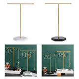 Metal Jewellery Stand Storage Holder T-Bar Tower for Ring Watch Necklace