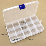 Adjustable Jewelry Tool Box Craft Organizer Storage Beads Case