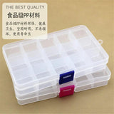 Adjustable Jewelry Tool Box Craft Organizer Storage Beads Case