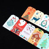 50pcs Christmas Pattern Earring Display Cards 4x6.8cm Personalized Hangers Tag