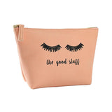 Cartoon Lazy Man Storage Cosmetic Bag - Waterproof Travel Wash Bag
