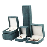 Blue/Green Ring Box Necklace Earring Holder