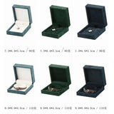 Blue/Green Ring Box Necklace Earring Holder