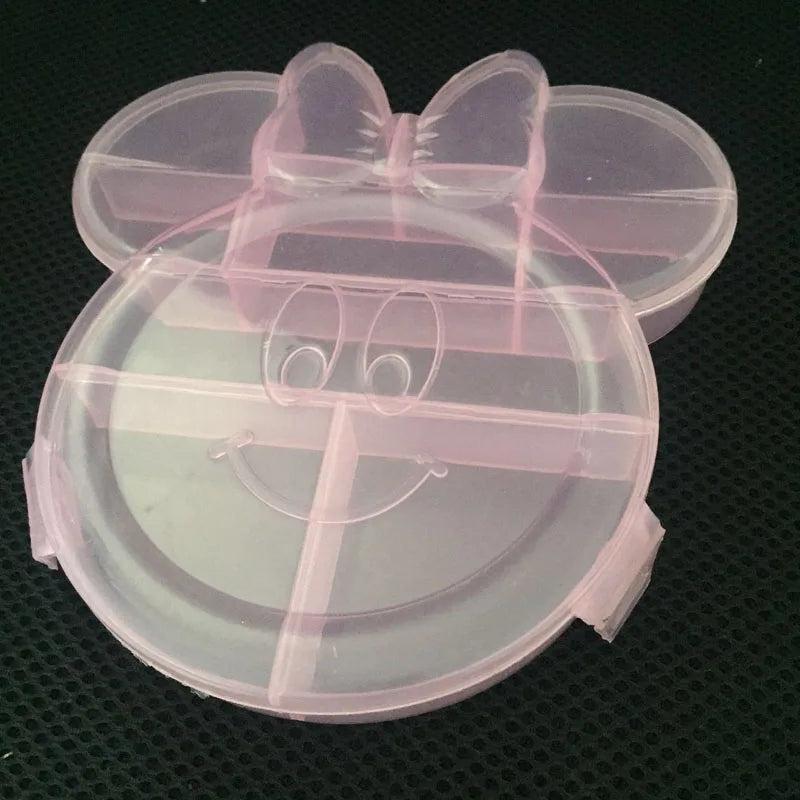 Cartoon Mickey Plastic Storage Box Jewelry Organizer Holder