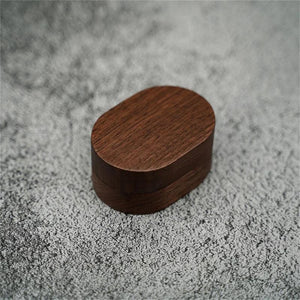 Rustic Wedding Ring Box Holder Wood Engagement Anniversary Personalized