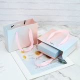 Small Paper Bag Cardboard Boxes Jewelry Earrings Ring Necklace Packaging