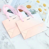 Small Paper Bag Cardboard Boxes Jewelry Earrings Ring Necklace Packaging