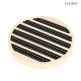 Wooden Round Ring Tray Jewelry Display Props
