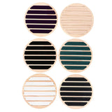 Wooden Round Ring Tray Jewelry Display Props