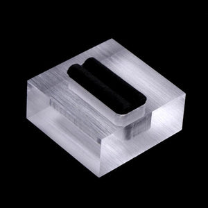 Clear Acrylic Ring Display Stand Jewelry Store Showcase Holder