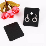 100pcs Sterling Silver Earring Jewelry Packaging Cards