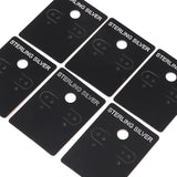 100pcs Sterling Silver Earring Jewelry Packaging Cards