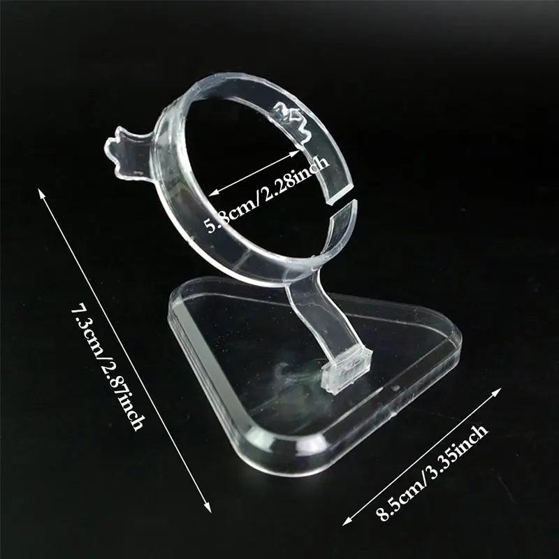 Clear Triangular Bracelet Display Holder Bangle Organizer Rack