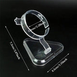 Clear Triangular Bracelet Display Holder Bangle Organizer Rack
