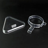 Clear Triangular Bracelet Display Holder Bangle Organizer Rack