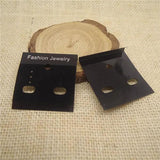 50pcs Plastic Dangle Earrings Cards Ear Stud Display Hang Cards