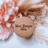 Custom Logo Wooden Ring Box Engagement Wedding Gift