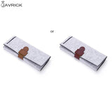 Portable Felt Jewelry Roll Storage Bag Travel Earrings Necklaces Bracelets Rings