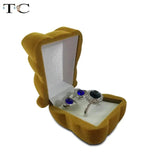 Bear Heart Tail Rings Box Earrings Box Surprise Jewelry Case