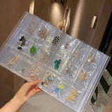 288 Grid Plastic Zip Lock Bag Small Gift Storage Bag
