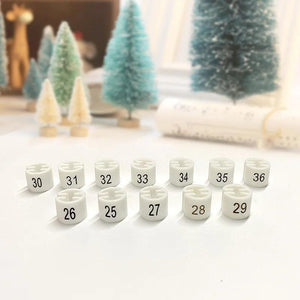 100Pcs Plastic Garment Size Marker Tag Number 22-42 Coat Hanger Sizer