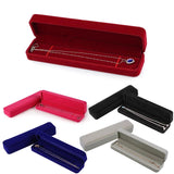 Velvet Jewelry Box Necklace Storage Pendant Necklace Holder Organizer Gift