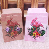 100Pcs DIY Earring Display Card 4x5cm Hang Tag Jewelry Stud Earring Cards