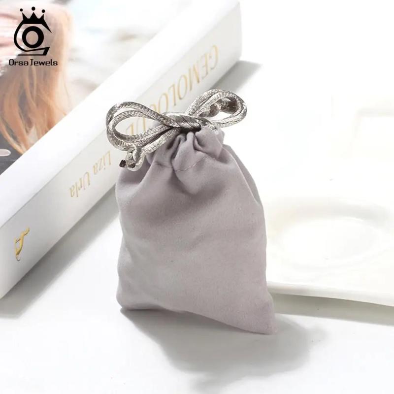 Velvet Pouches 7*9cm Jewelry Gift Packing Drawstring Bags
