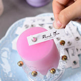 Paper Card Metal Eyelets Grommets Thank You Gift Label Candle Decoration