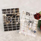 Earrings Display Stand Rack Jewelry Holder Shelf Ear Stud Show Storage Organizer