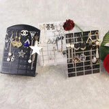 Earrings Display Stand Rack Jewelry Holder Shelf Ear Stud Show Storage Organizer
