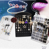 Earrings Display Stand Rack Jewelry Holder Shelf Ear Stud Show Storage Organizer