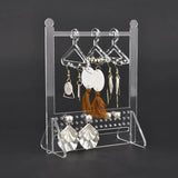 Coat Hanger Earring Display Rack Jewelry Storage Organizer