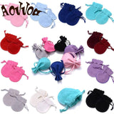 Velvet Drawstring Bag Jewelry Packaging Wedding Pouch